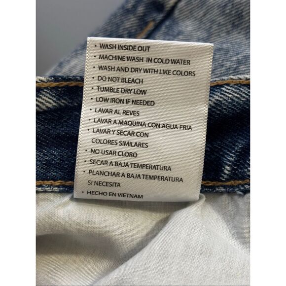 Kancan high waisted relaxed thigh tapered leg mom jeans distressed size 11 new - Picture 6 of 14